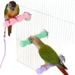 Parrot Sugar-Coated Wave Anti-Slip Frosted Nail Grinding Stick Resin Constant Temperature Perch Bird Cage Special Perch Stick - Image 5
