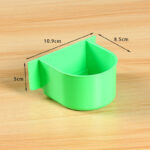 Bird Cage Accessories Parrot Food Box Plastic Semi-Circular Hanging Bowl for Myna Budgie Feeding Water Container - Image 14