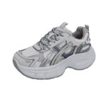 Women's Autumn New Breathable Mesh Sports Shoes Korean Style Versatile Chunky Sole Dad Sneakers - Image 5
