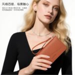 New Style Women's Wallet, Large Capacity Zipper Phone Wallet Card Holder Clutch Coin Purse - Image 3