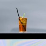 American Coffee Drink With Adhesive Pad