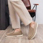 Men's Slip-On Loafers with Soft Sole, Casual Flat Shoes, Breathable Mesh Summer Shoes - Image 2