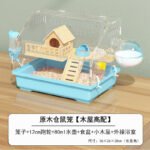 Hamster Cage Transparent Panoramic Large Space Wooden Bite-Proof Luxury Villa - Image 14