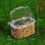 Budgie Anti-Splash Bird Feeder, Pigeon Anti-Spill Food Trough, Plastic Hanging Bird Food Cup, Bird Feeding Device - Image 12