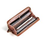 New Style Women's Wallet, Large Capacity Zipper Phone Wallet Card Holder Clutch Coin Purse - Image 2