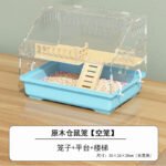 Hamster Cage Transparent Panoramic Large Space Wooden Bite-Proof Luxury Villa - Image 22
