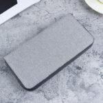New Men's Long Zipper Wallet Large Capacity Multi-Card Business Canvas Clutch Wallet - Image 3