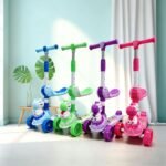 Children's Scooter 3-in-1 for Ages 1-6, Ride-On and Push Scooter