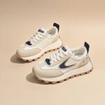 Korean Style Agassi Shoes Women's Casual Sneakers 2024 Autumn New Student Running Sports Shoes Thick Sole Height Increasing Dad Shoes - Image 3