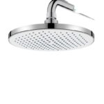 Pressurized Shower Head Set with Large Ceiling Rain Shower Head - Image 5