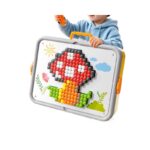 3D Mushroom Peg Puzzle DIY Toy for Kids - Image 5