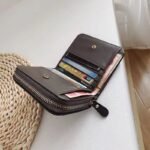 New Wallet Women Korean Style Simple Mini Grid Wallet High School Student Retro Short Wallet Card Holder Multi-card Slot - Image 4
