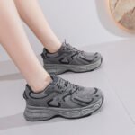 Sports Dad Shoes for Women 2024 Spring Autumn New Fashion Student Korean Thick Sole Heightening Casual Breathable Running Shoes - Image 4