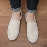 Men's Casual Linen Shoes, Breathable Low-Top Slip-Ons, Summer Spring Autumn - Image 3