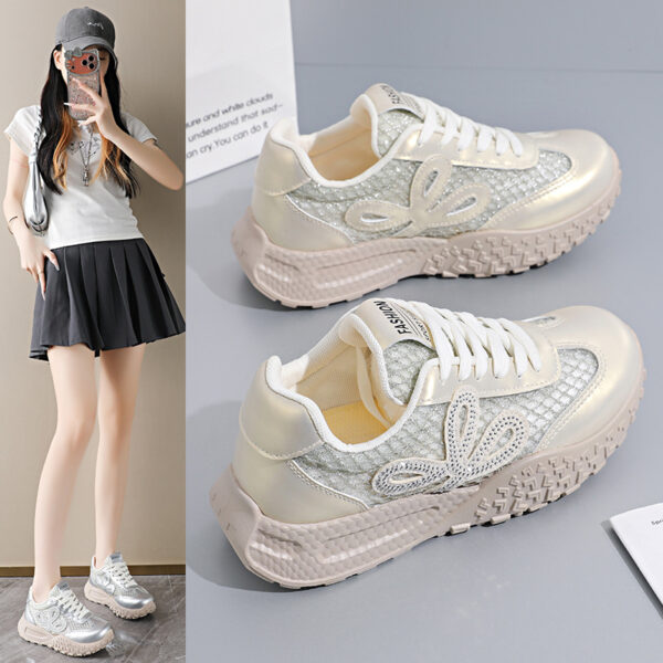 Women's Breathable Thick-Soled Casual Sneakers