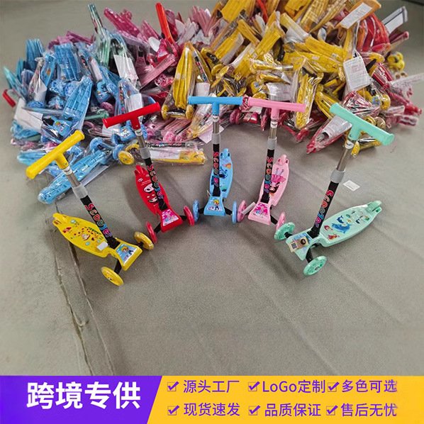 O1CN01jGtjWZ1WB5ooFyCfA_2746572749-0-cib.jpg Cartoon Scooter for Kids 1-3-5 Years Old, Toddler Push Scooter, Sit-to-Ride, Princess Style, Color Mix - Image 1