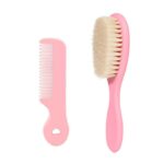 Newborn Baby Hair Care Set: Soft Wool Brush & Mini Bead Comb - Image 5