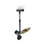 Children's Scooter Foldable 4-Wheel Flashing Glide 3-Gear Adjustable Hummer Wheel One-Key Fold - Image 5