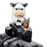 Grass Cow Cute Car Ugly Cute Doll Decoration Car Ornament Dashboard Desktop Gift - Image 5