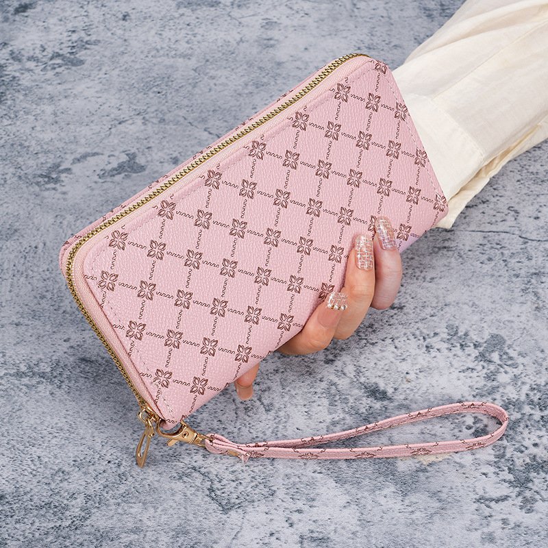 O1CN01l1NqIz2Nfw6cTHjhz_2209400949991-0-cib.jpg 2024 New Women's Wallet Long Zipper Large Capacity Fashion Mom Coin Purse Handbag - Image 1