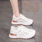 Women's Casual Sneakers Breathable Mesh Thick Sole Sports Shoes