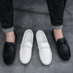 Loafers for Men, Summer New Style, British Fashion, Casual and Comfortable, Soft Sole, Slip-on - Image 4