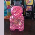 Gold Powder Bear Squeeze Toy, Maltose Candy Toy, Stress Relief Gadget, Same Style as Cross-Border Candy Bear Squeeze Toy - Image 2