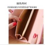 2025 New PU Leather Women's Long Wallet Tri-fold Korean Handbag Clasp Crown Multi-card Holder - Image 4