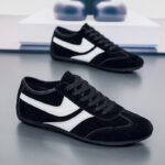 Men's Casual Shoes German Training Shoes Flat Single Shoes Sports Agassi Shoes Lace-up Men's Shoes Loafers Men's Summer Breathable - Image 3