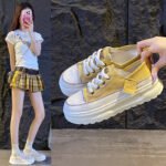 Women's Lightweight Two-Way White Sneakers - Image 2