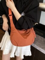 Capacity Crossbody Bag Women Lightweight Nylon Texture Shoulder Dumpling - Image 3