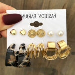 Leopard Butterfly Heart Earring Set - Image 2