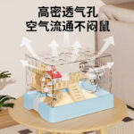 Hamster Cage Luxury Villa Acrylic Transparent Breeding Box - Image 5