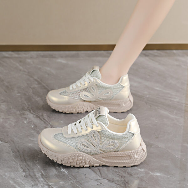 Women's Breathable Thick-Soled Casual Sneakers