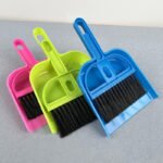 Mini Dustpan and Brush Set Student Keyboard Brush Pet Cage Cleaning Brush Desktop Cleaning Brush