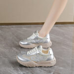 Women's Breathable Thick-Soled Casual Sneakers - Image 2