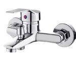 All-Brass Shower Mixer Set with Three-Way Diverter, Bathroom Hot and Cold Water Faucet, Pressurized Shower Head - Image 5