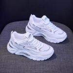 2026 Autumn New Korean Style Women's Chunky Sneakers Casual Thick Sole Sports Shoes Street Style 811-1 - Image 3