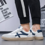 Vintage German Training Shoes Men's Fashion Low-Top Casual Board Shoes - Image 2