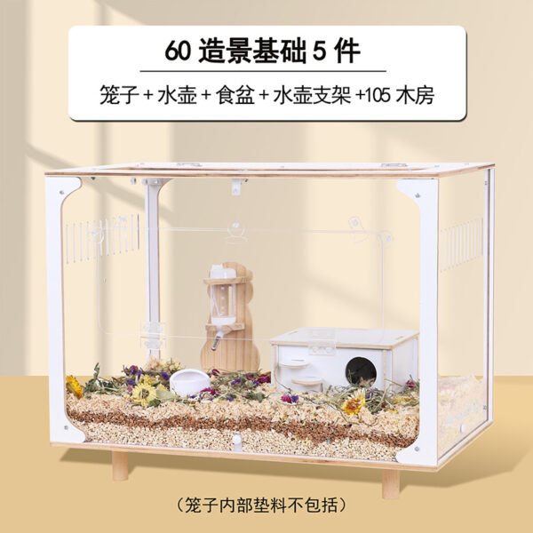 60cm High Transparency Basic White