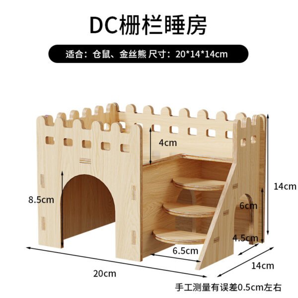 Solid Wood Chew Resistant Fence Bedroom