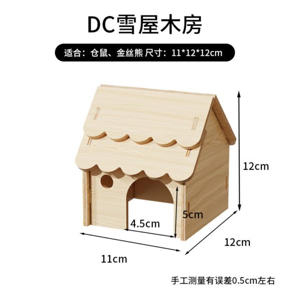 Solid Wood Chew Resistant Igloo Nest