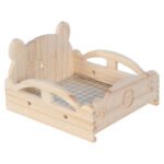 Parrot Summer Small Bed Cool Nest Rest Platform Log Style Pine Wood Bird Cage Accessory - Image 5
