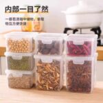 Spice Storage Box, Kitchen Seasoning Organizer with Flip Lid - Image 3
