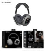 MAX600 RGB Display Over-Ear Bluetooth Headphones - Image 2