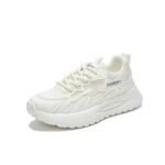 Women's Breathable Mesh Casual Sneakers with Thick Sole - Image 5