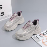 Women's Summer Breathable Thick-Soled Dad Sneakers Korean Style Casual Sports Shoes - Image 3