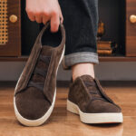 Men's Slip-on Fashion Skate Shoes with Elastic Band, Soft Sole, Casual Sneakers - Image 3