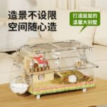 Hamster Cage Luxury Villa for Golden Bear, Large Acrylic Transparent Breeding Box - Image 2