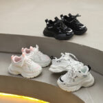 Children's Dad Sneakers, Boys' Mesh Shoes Breathable Soft Sole Running